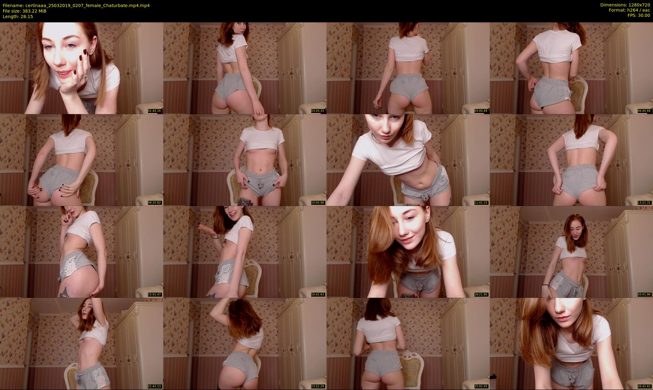 certinaaa — 29 minute Chaturbate female cam show recording, 720p, Mar 25, 2019
