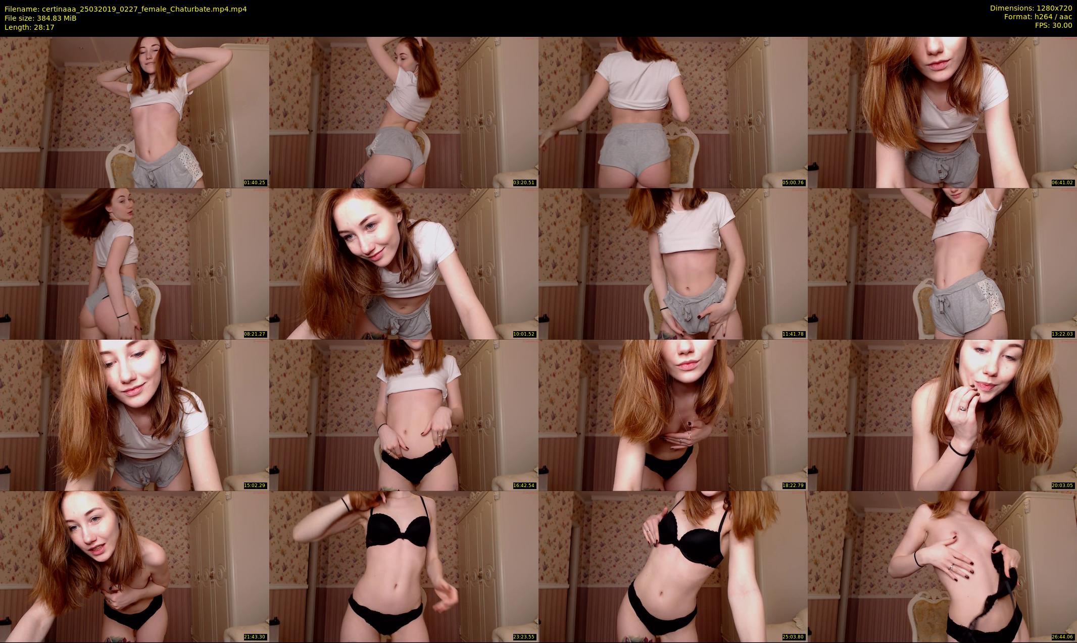 certinaaa — 29 minute Chaturbate female cam show recording, 720p, Mar 25, 2019