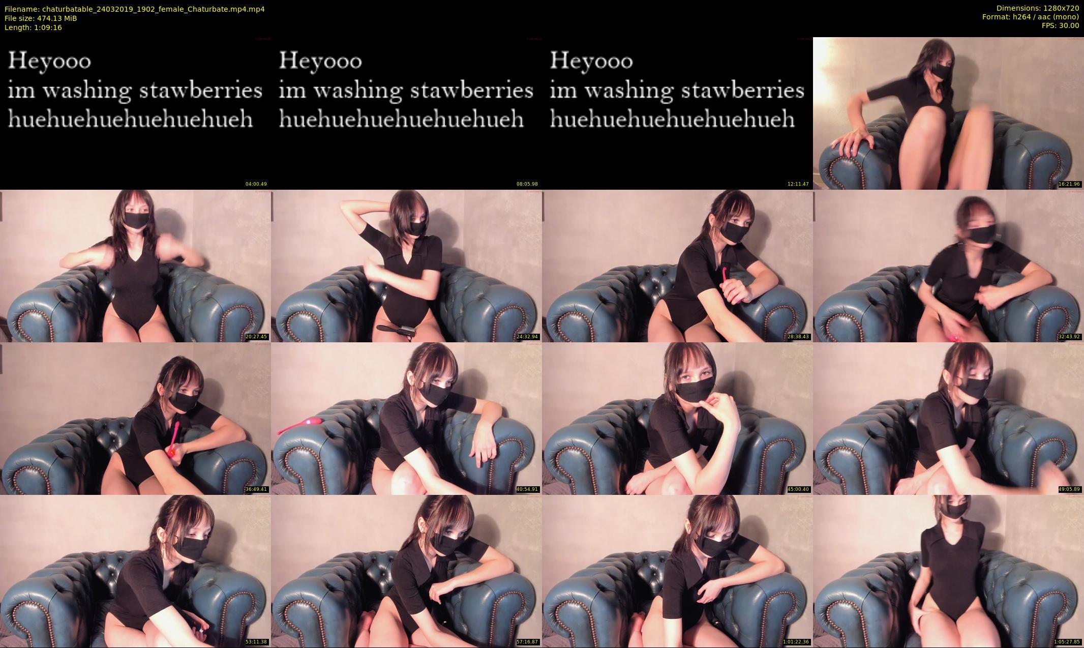 chaturbatable — 70 minute Chaturbate couple cam show recording, 720p, Mar 24, 2019