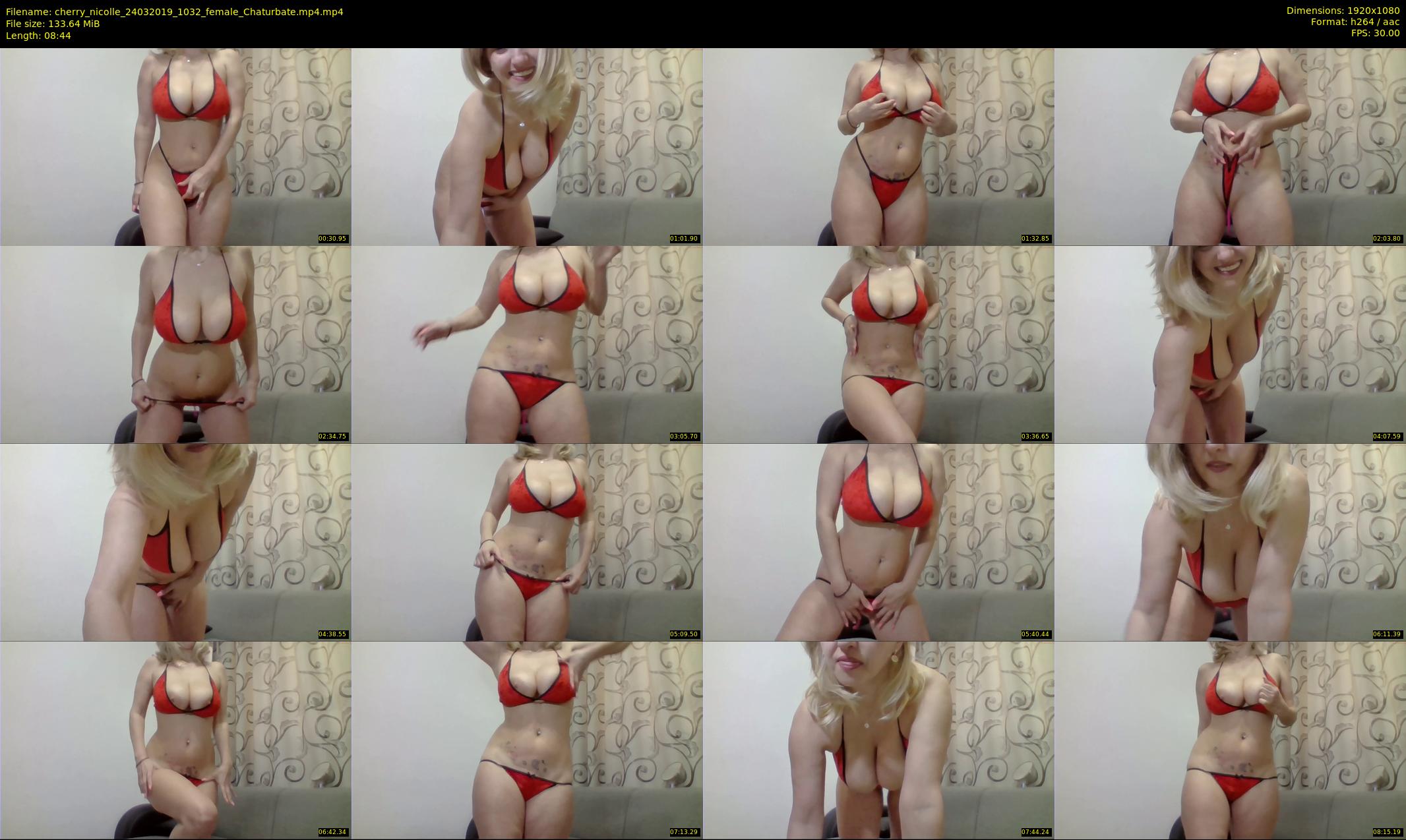 cherry_nicolle — 9 minute Chaturbate female cam show recording, 1080p, Mar 24, 2019