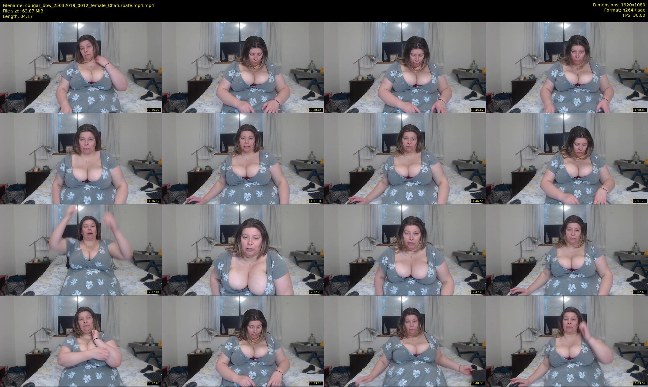 cougar_bbw — 5 minute Chaturbate female cam show recording, 1080p, Mar 25, 2019