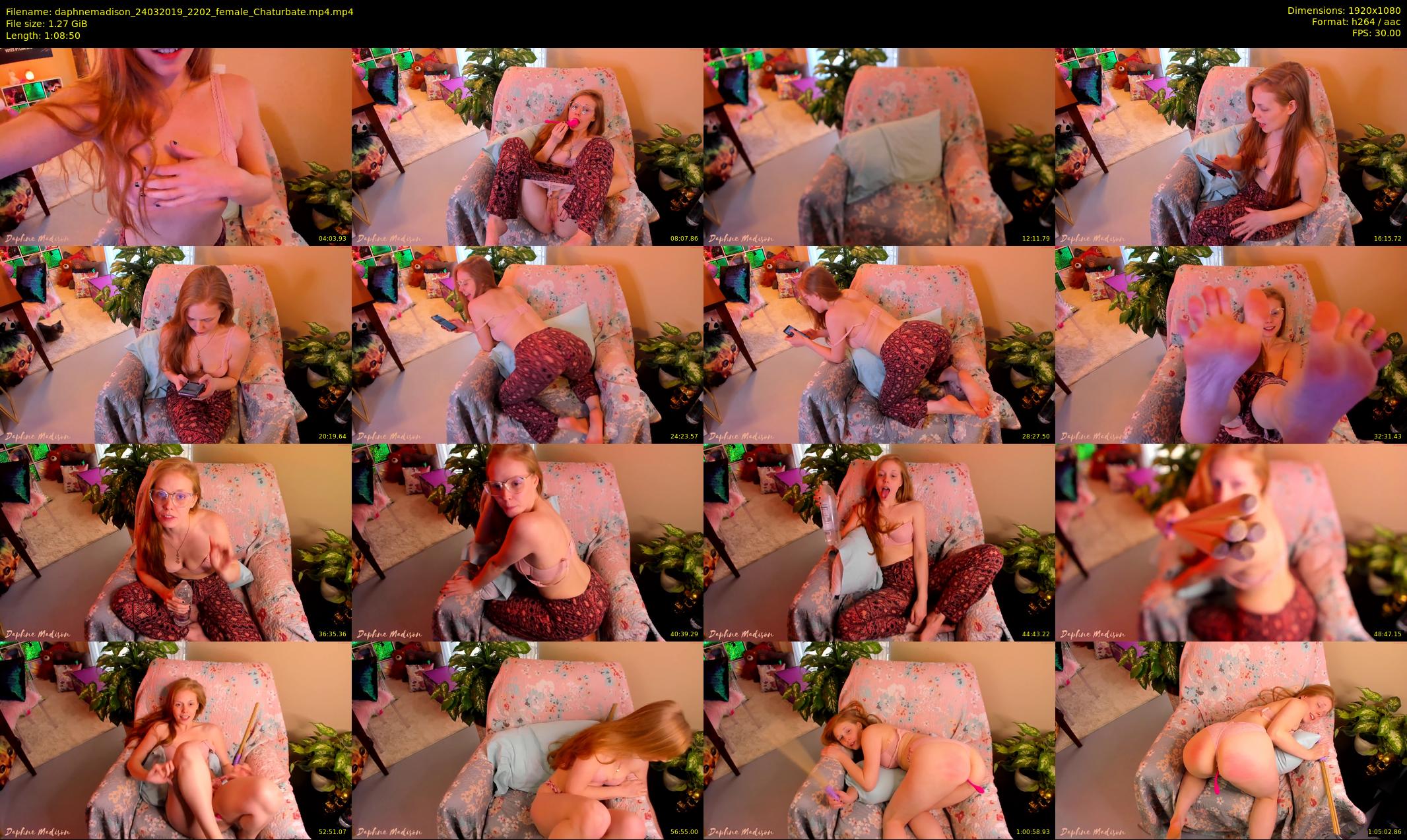 daphnemadison — 69 minute Chaturbate couple cam show recording, 1080p, Mar 24, 2019
