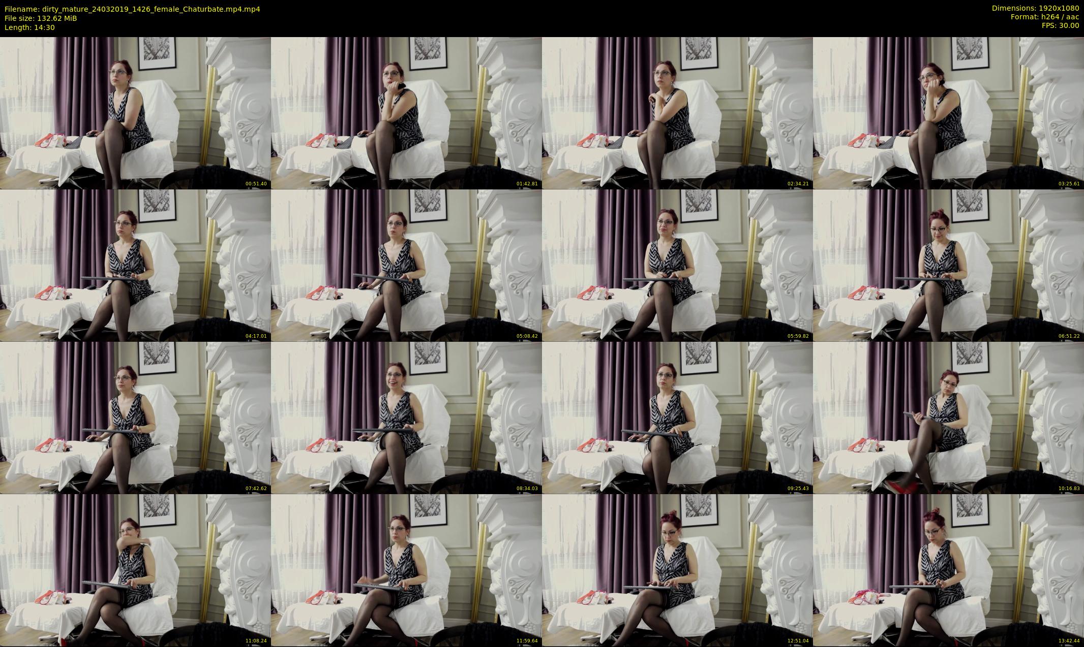 dirty_mature — 15 minute Chaturbate female cam show recording, 1080p, Mar 24, 2019