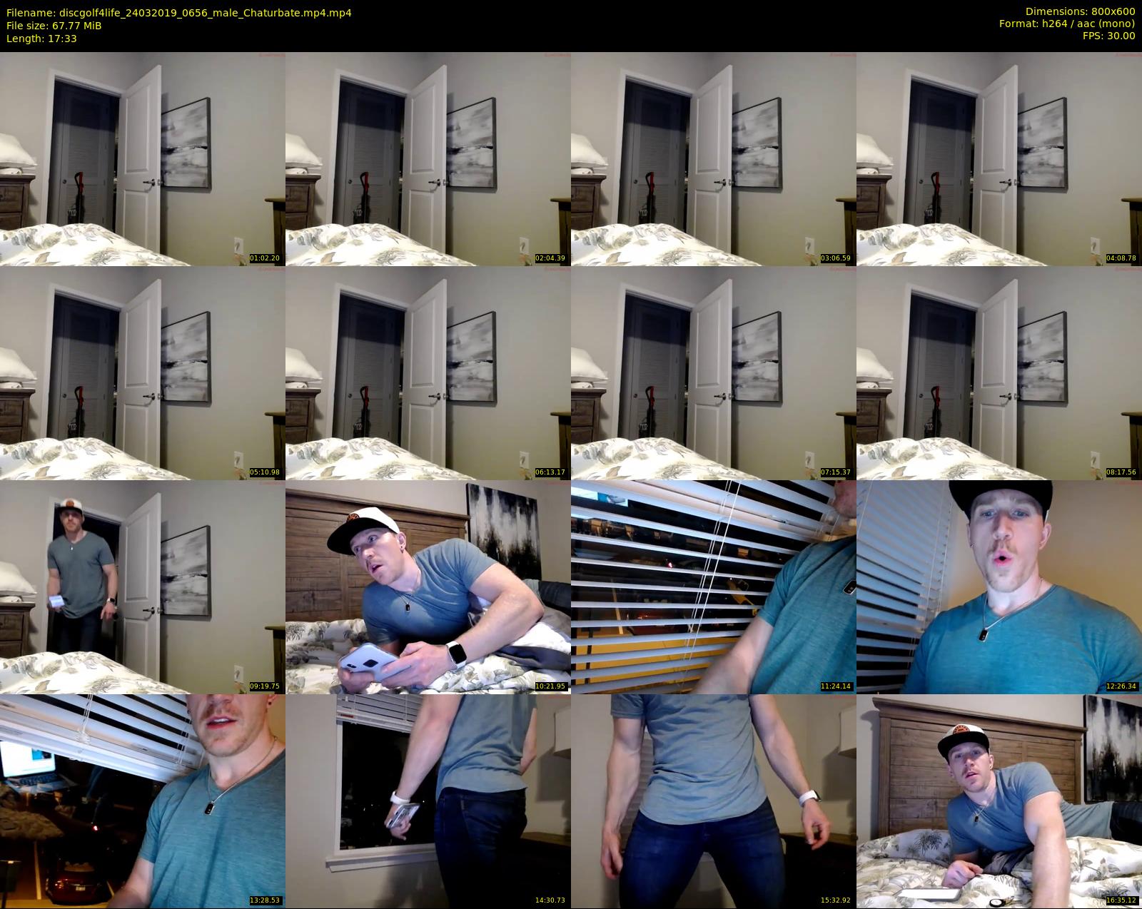 discgolf4life — 18 minute Chaturbate male cam show recording, 480p, Mar 24, 2019