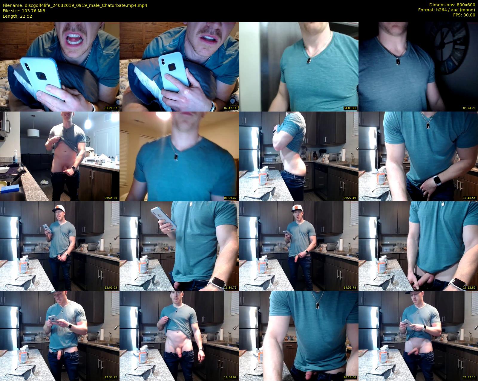 discgolf4life — 23 minute Chaturbate male cam show recording, 480p, Mar 24, 2019
