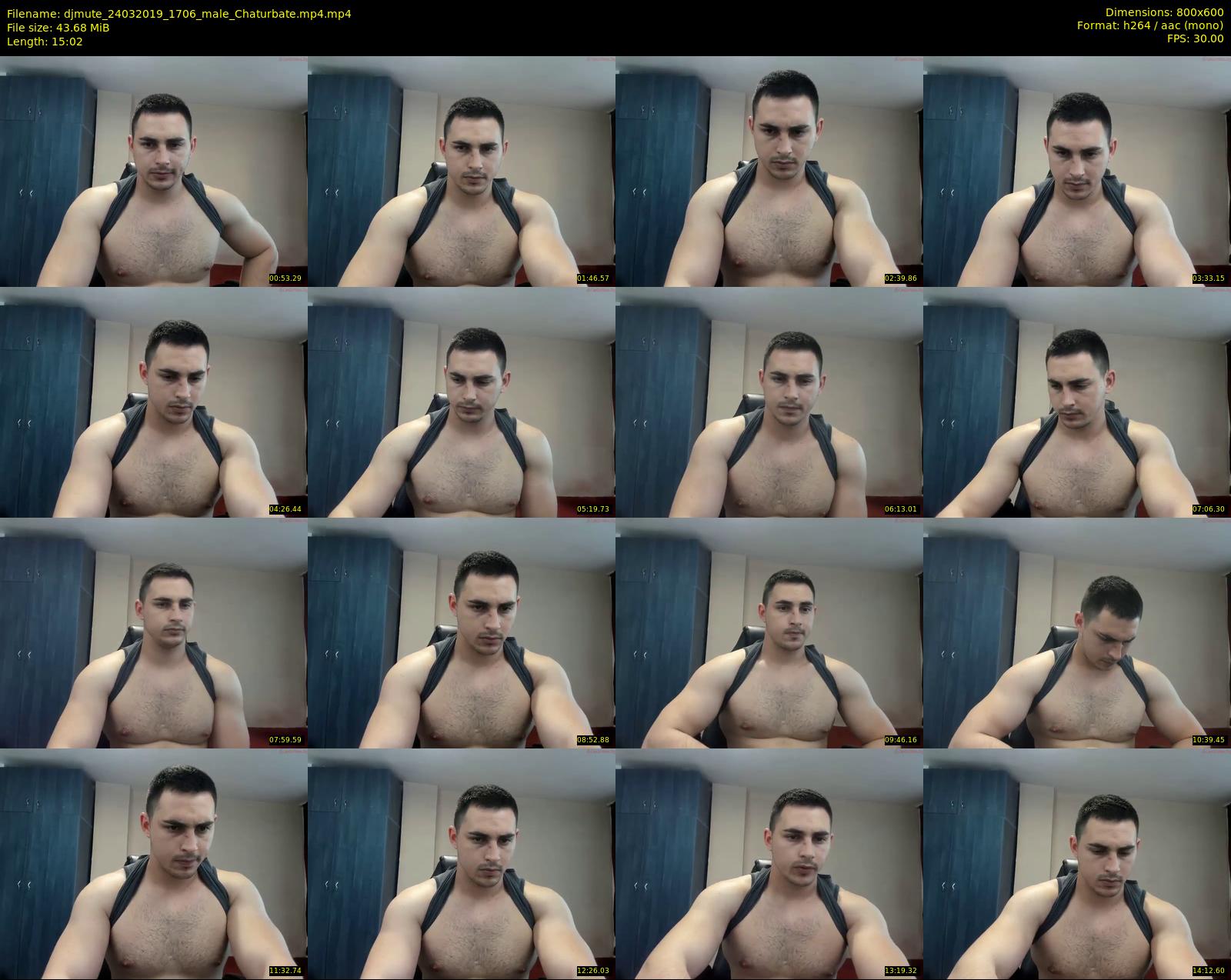 djmute — 16 minute Chaturbate male cam show recording, 480p, Mar 24, 2019