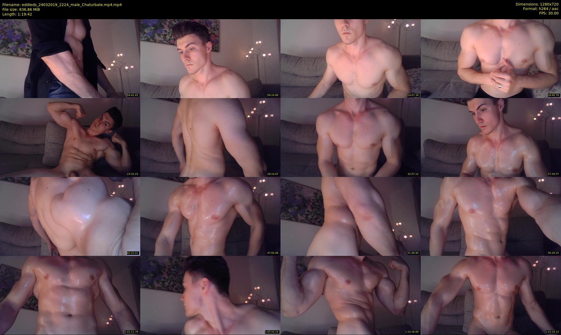 eddieds — 80 minute Chaturbate male cam show recording, 720p, Mar 24, 2019