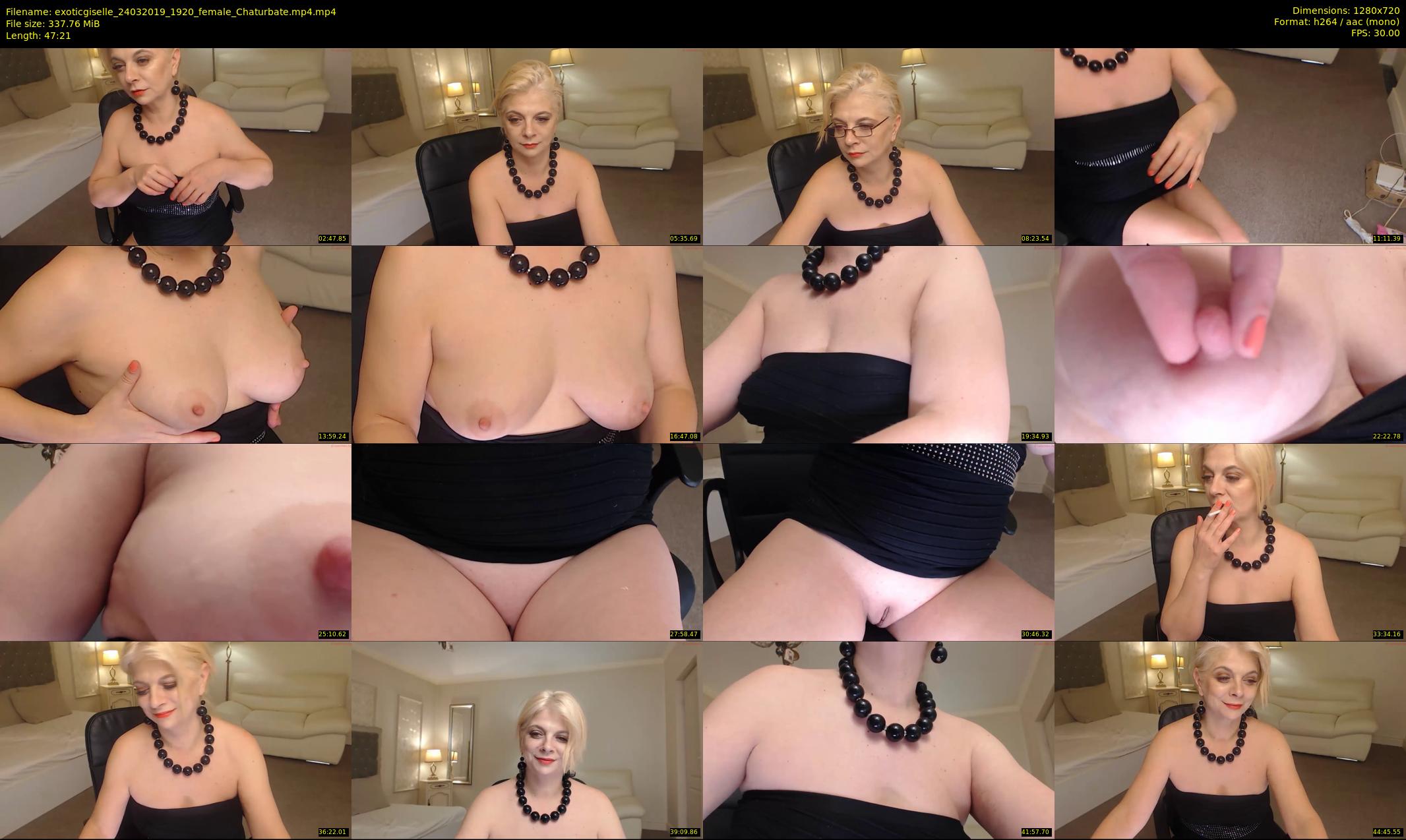 exoticgiselle — 48 minute Chaturbate female cam show recording, 720p, Mar 24, 2019