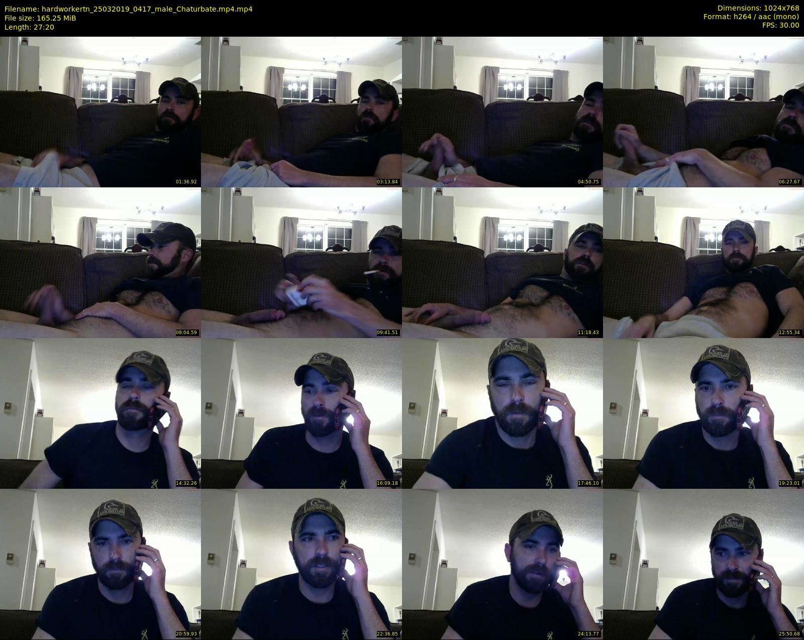 hardworkertn — 28 minute Chaturbate male cam show recording, 720p, Mar 25, 2019
