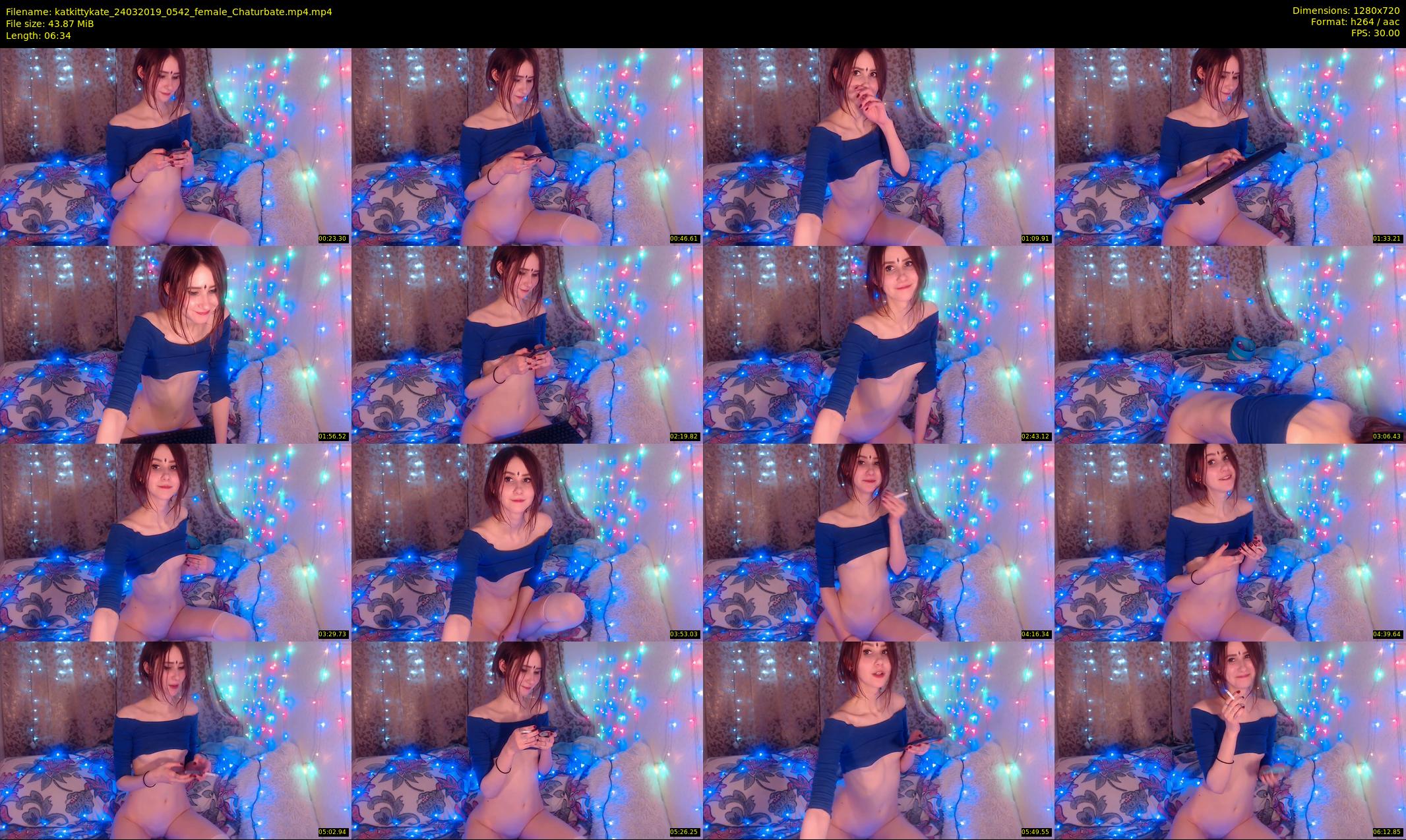 katkittykate — 7 minute Chaturbate female cam show recording, 720p, Mar 24, 2019