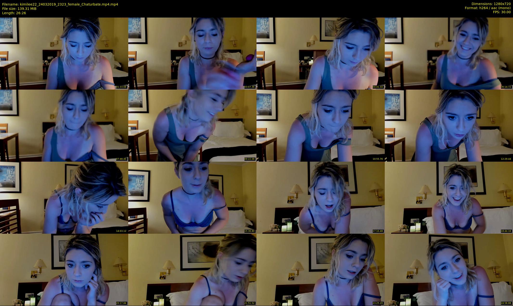 kimilee22 — 27 minute Chaturbate female cam show recording, 720p, Mar 24, 2019