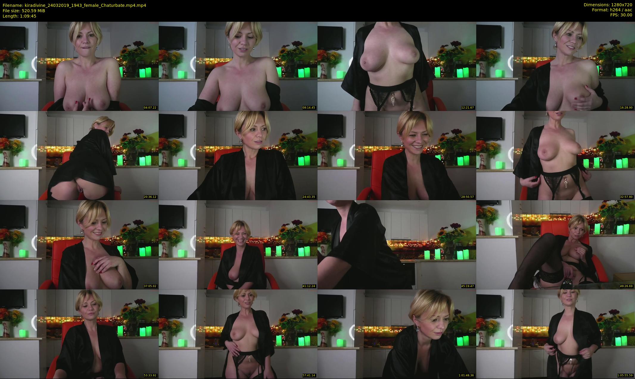 kiradivine — 70 minute Chaturbate female cam show recording, 720p, Mar 24, 2019