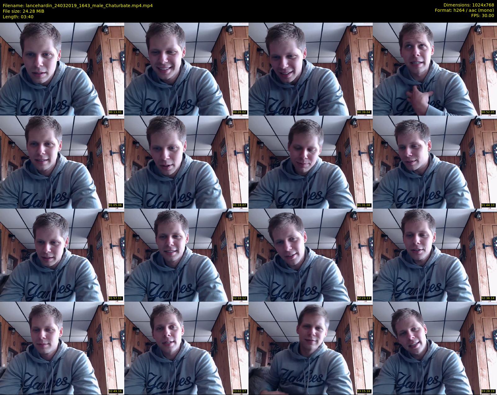 lancehardin — 4 minute Chaturbate male cam show recording, 720p, Mar 24, 2019
