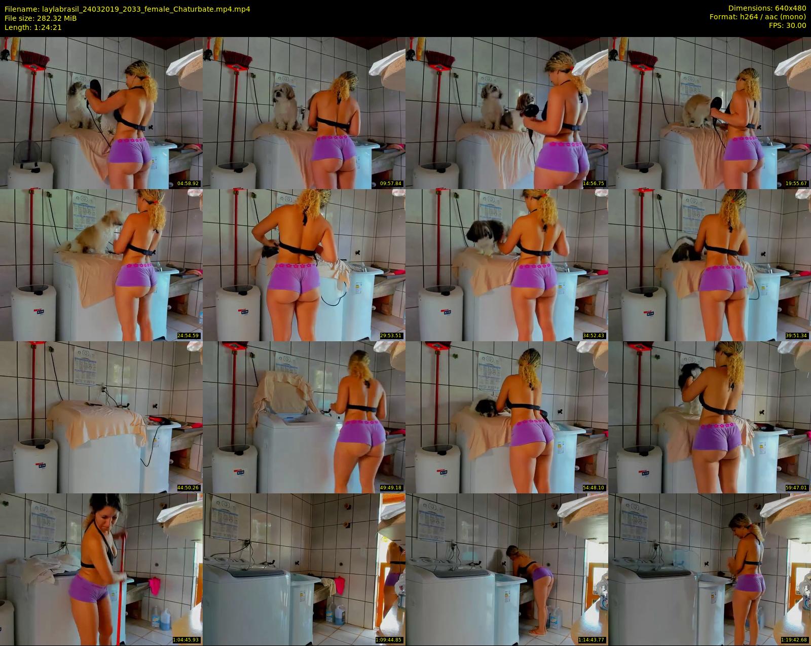laylabrasil — 85 minute Chaturbate female cam show recording, 480p, Mar 24, 2019