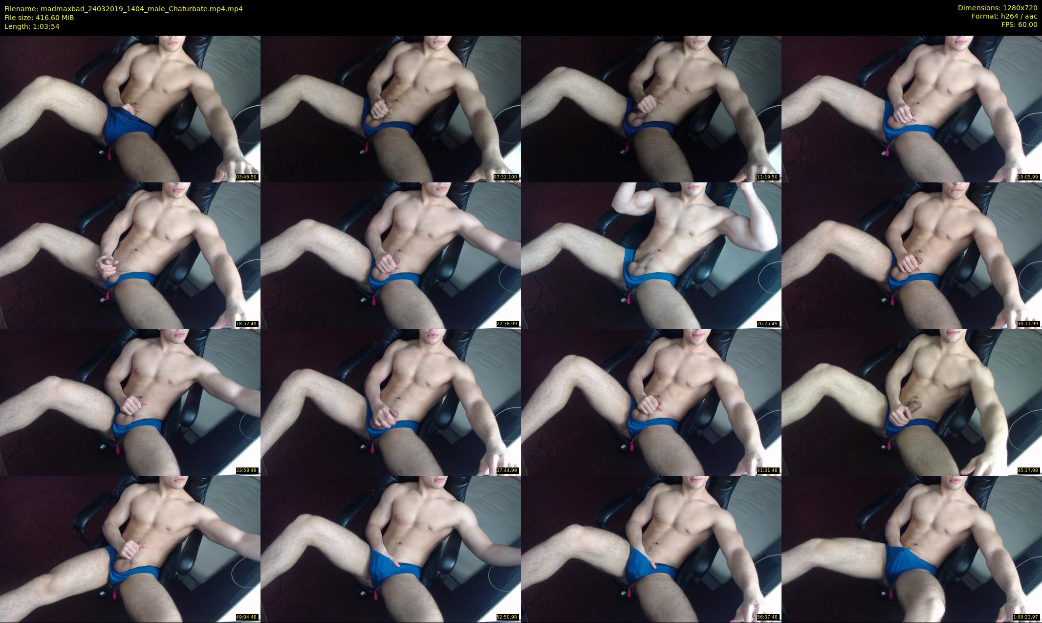 madmaxbad — 64 minute Chaturbate male cam show recording, 720p, Mar 24, 2019