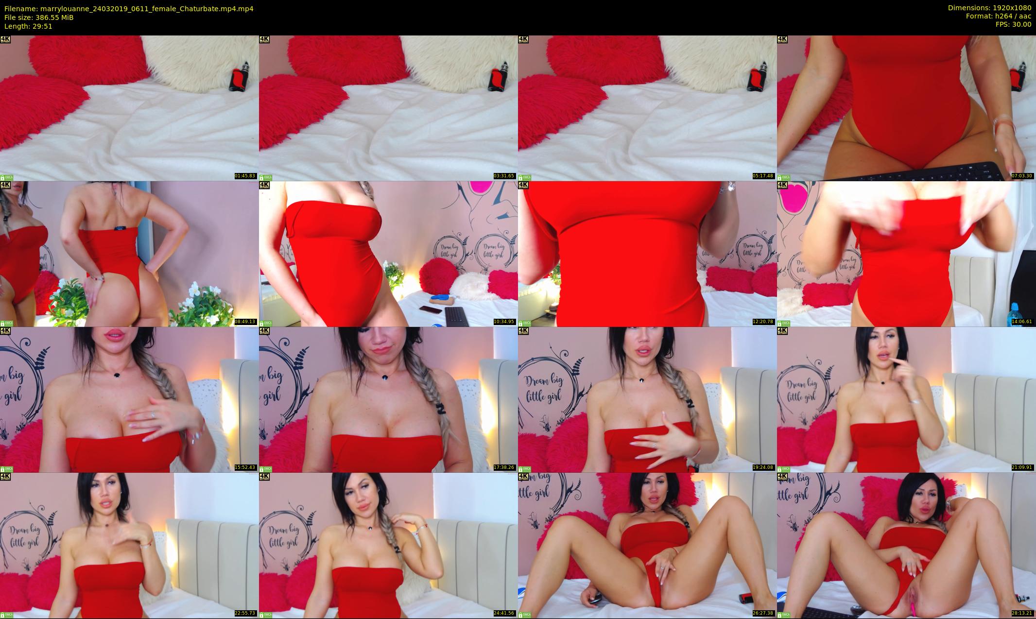 marrylouanne — 30 minute Chaturbate female cam show recording, 1080p, Mar 24, 2019