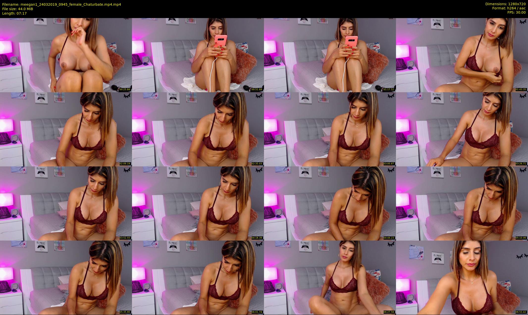 meegan1 — 8 minute Chaturbate female cam show recording, 720p, Mar 24, 2019