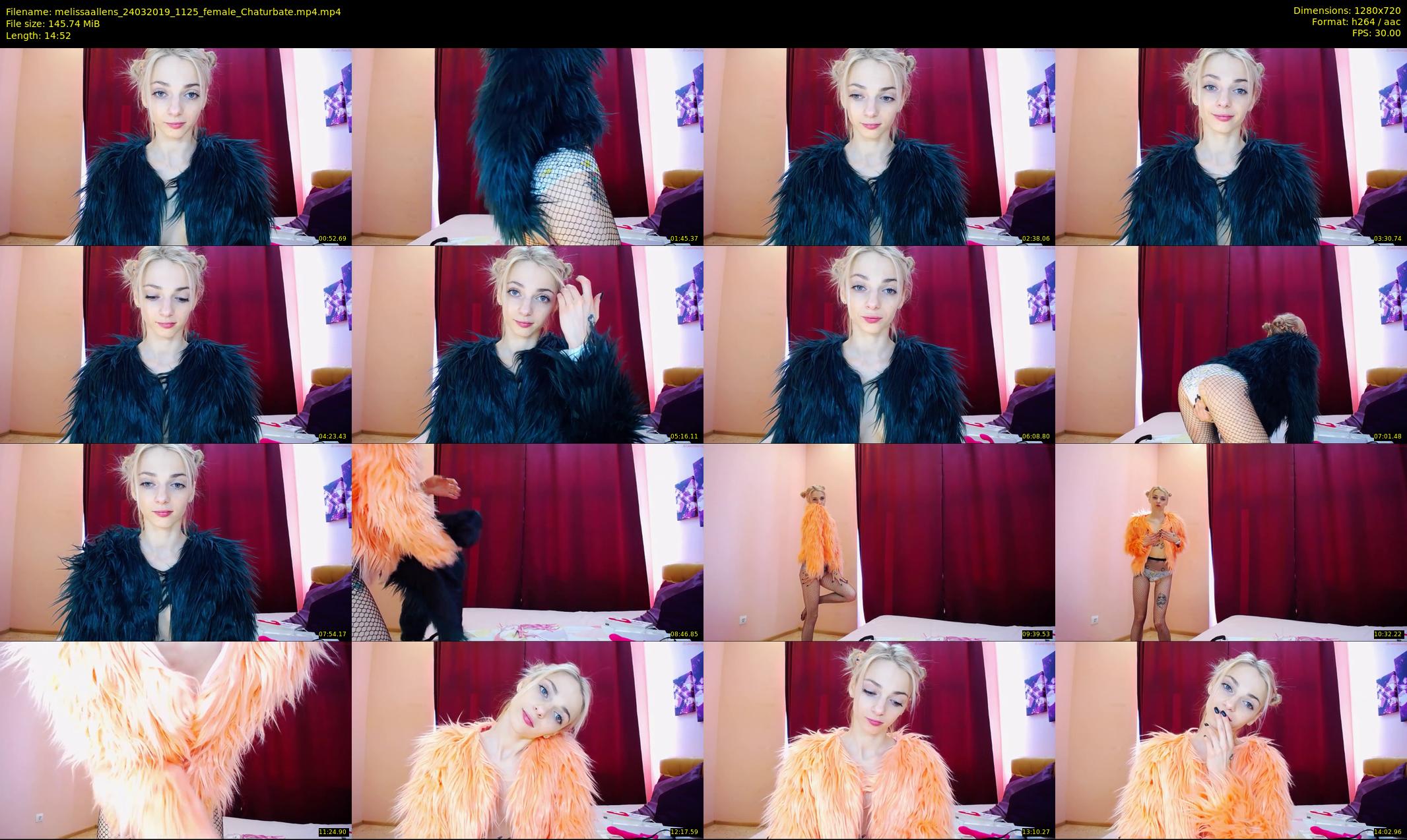 melissaallens — 15 minute Chaturbate female cam show recording, 720p, Mar 24, 2019