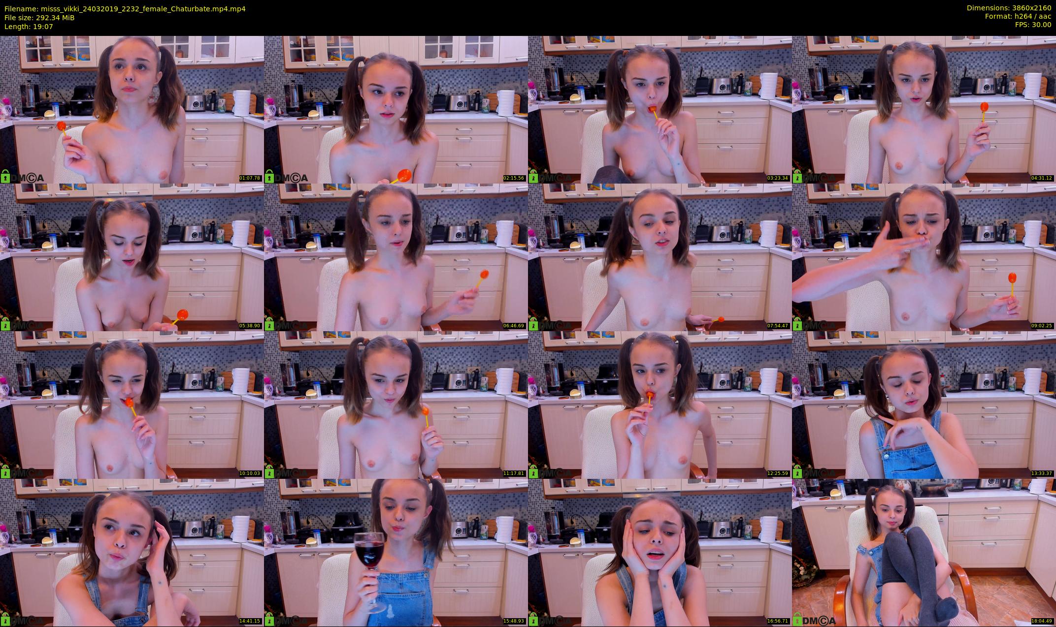misss_vikki — 20 minute Chaturbate female cam show recording, 4K, Mar 24, 2019