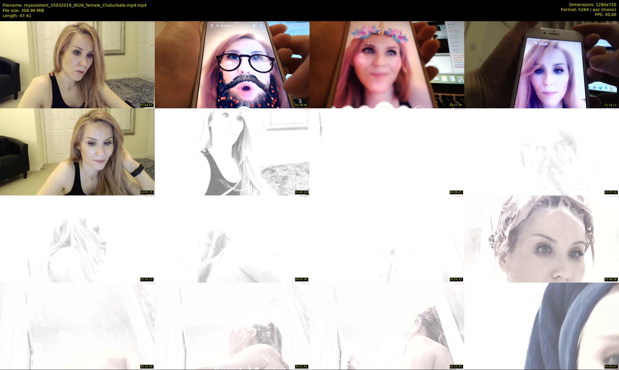 myassistant — 48 minute Chaturbate female cam show recording, 720p, Mar 25, 2019