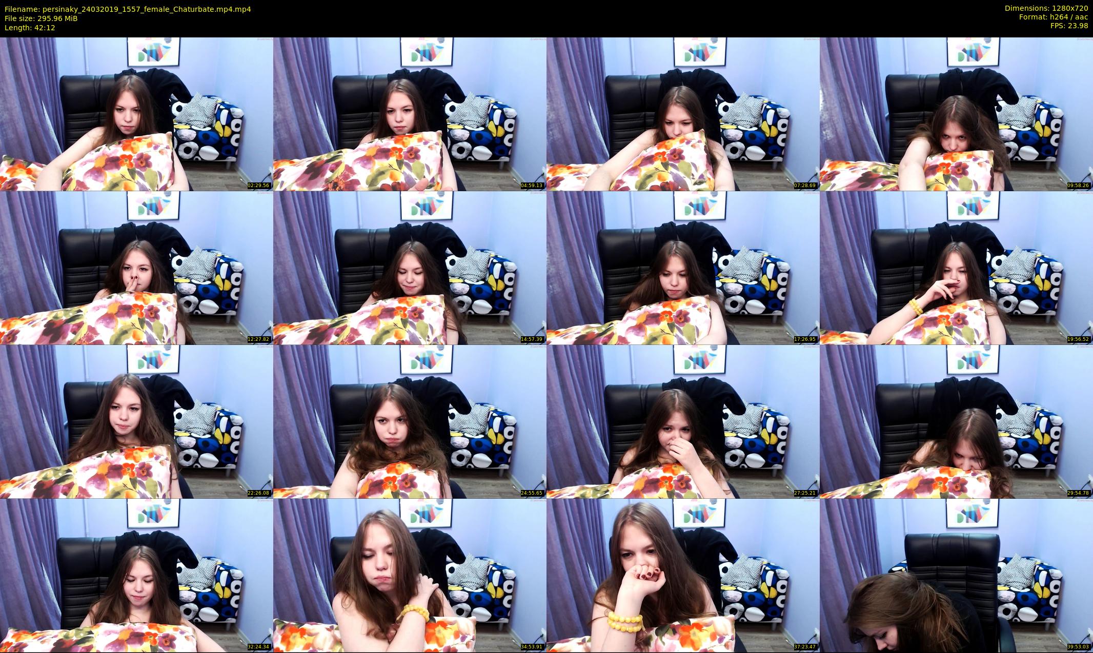 persinaky — 43 minute Chaturbate female cam show recording, 720p, Mar 24, 2019