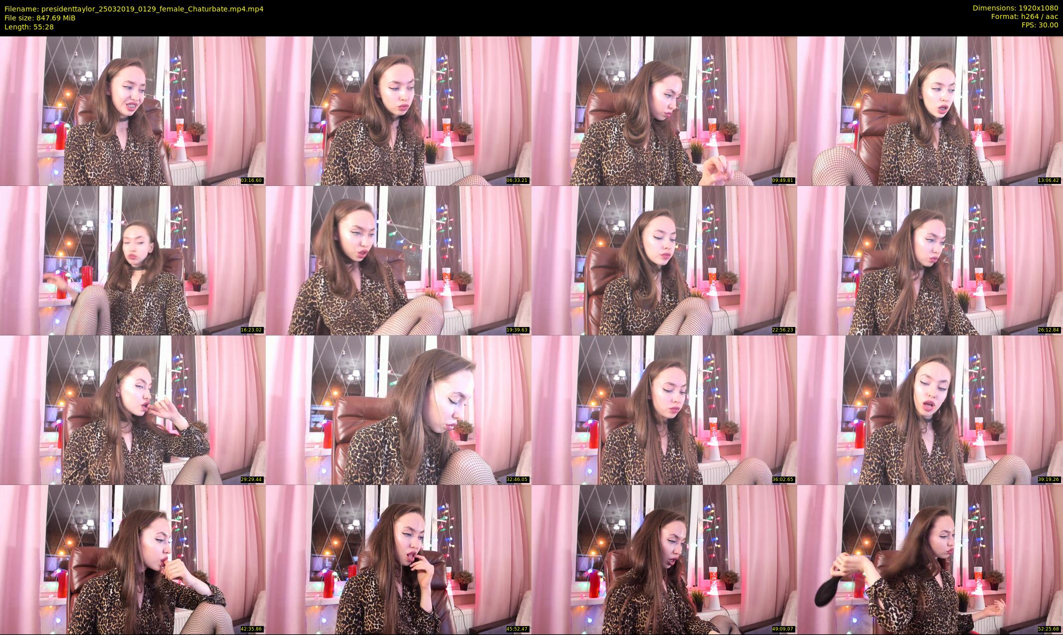 presidenttaylor — 56 minute Chaturbate female cam show recording, 1080p, Mar 25, 2019