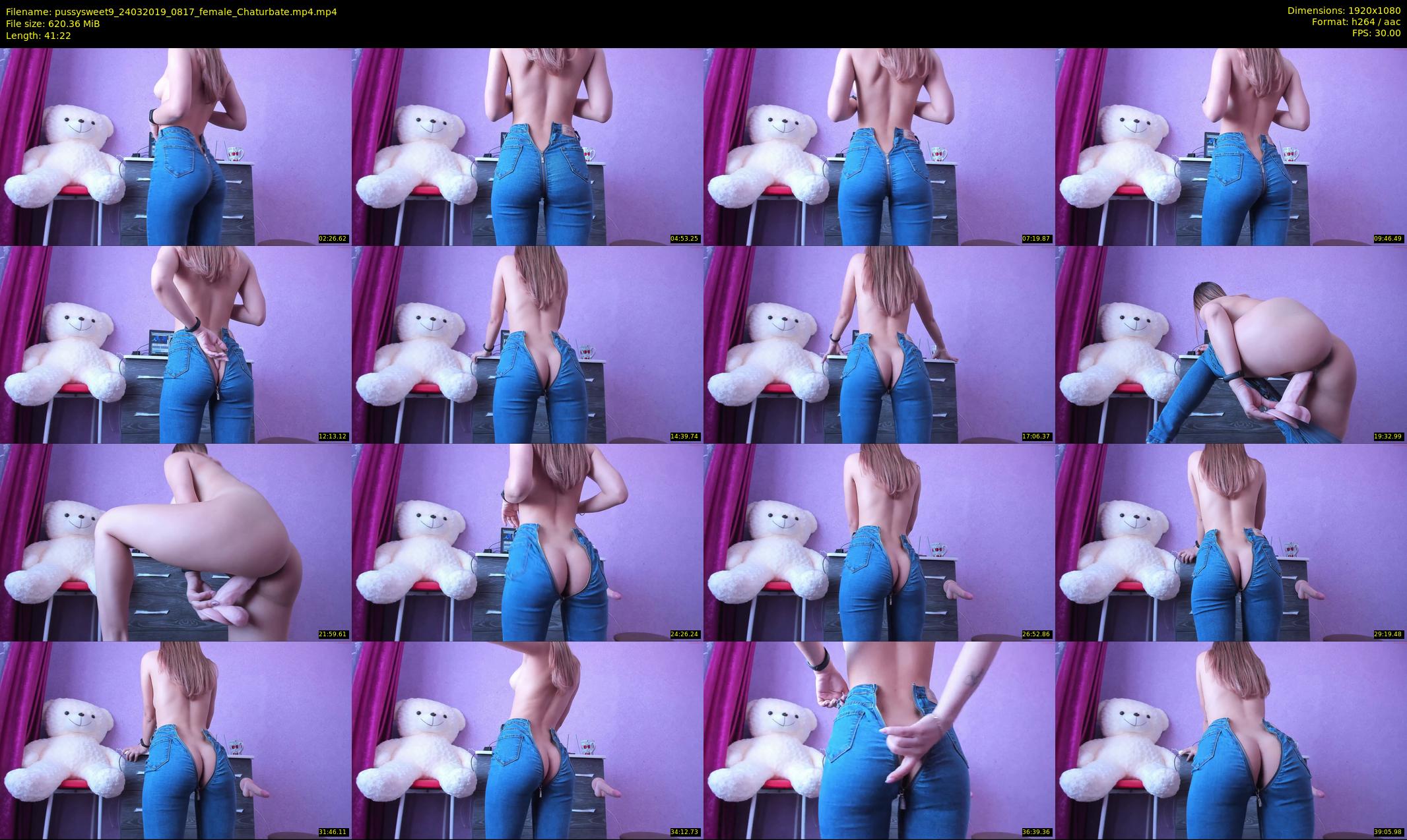 pussysweet9 — 42 minute Chaturbate female cam show recording, 1080p, Mar 24, 2019