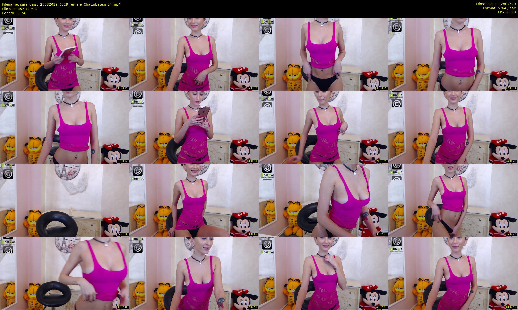 sara_daisy — 51 minute Chaturbate female cam show recording, 720p, Mar 25, 2019