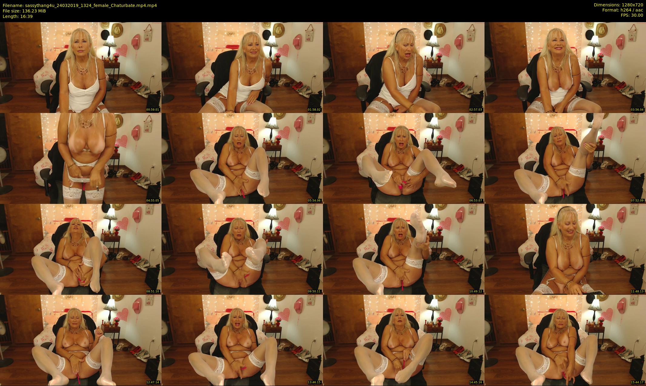 sassythang4u — 17 minute Chaturbate female cam show recording, 720p, Mar 24, 2019