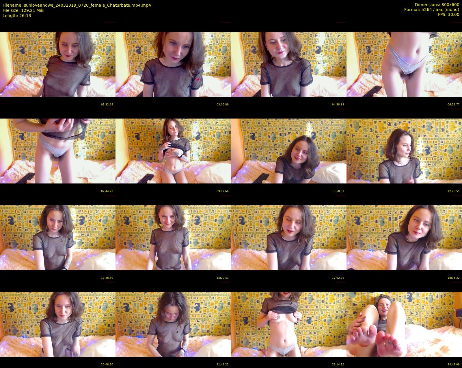 sunloveandwe — 27 minute Chaturbate female cam show recording, 480p, Mar 24, 2019