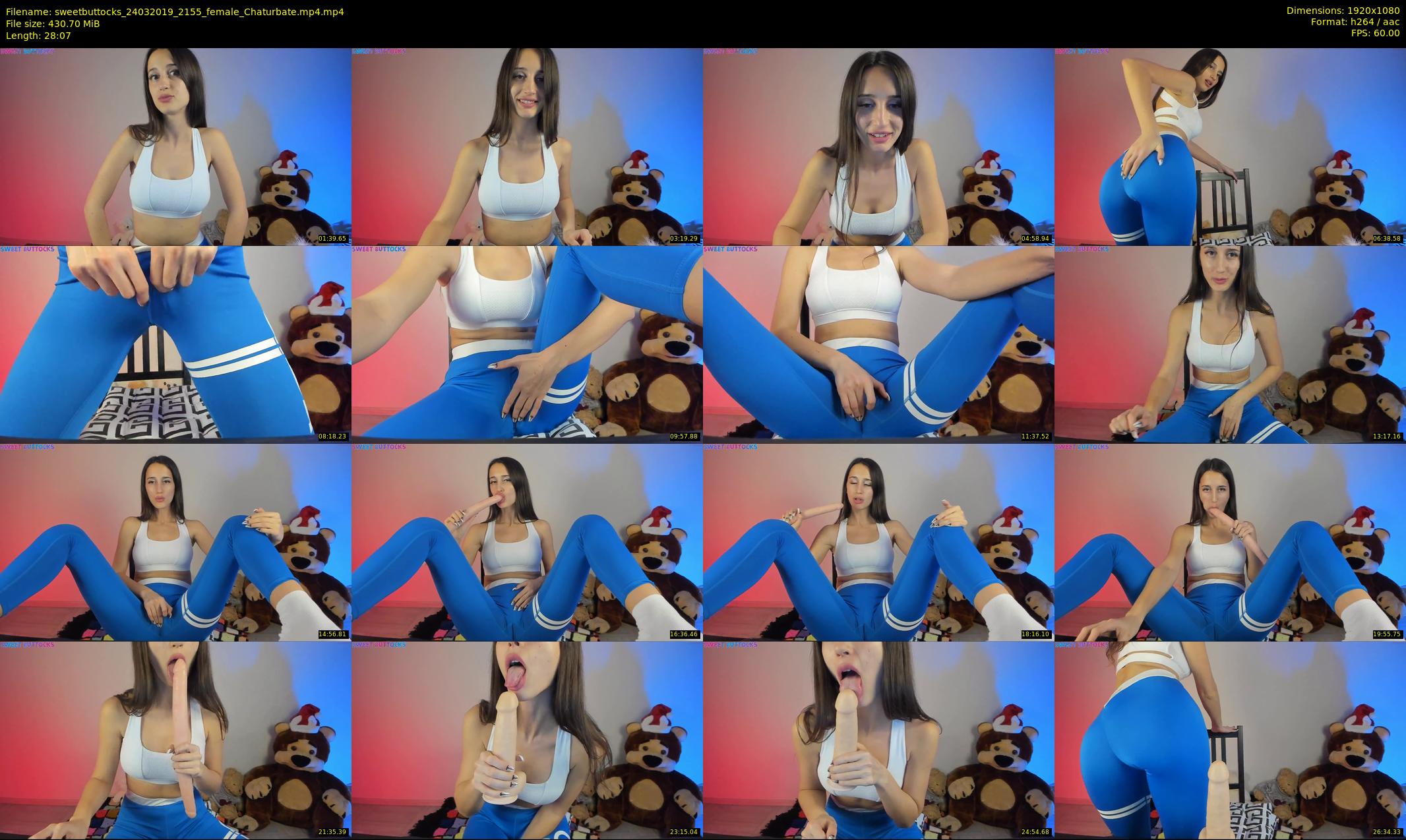 sweetbuttocks — 29 minute Chaturbate female cam show recording, 1080p, Mar 24, 2019
