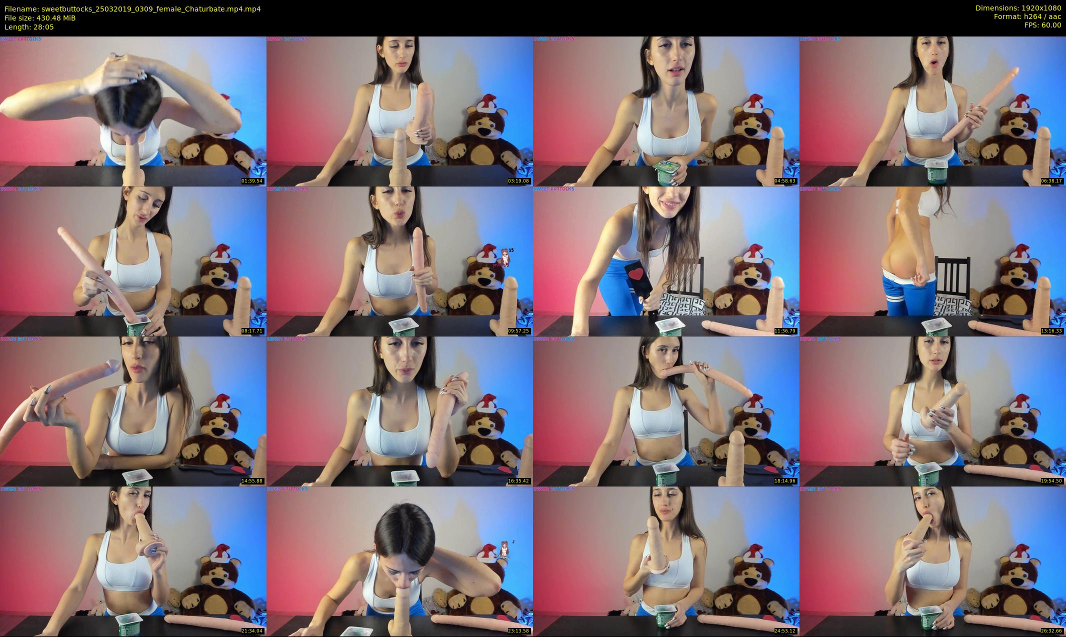 sweetbuttocks — 29 minute Chaturbate female cam show recording, 1080p, Mar 25, 2019