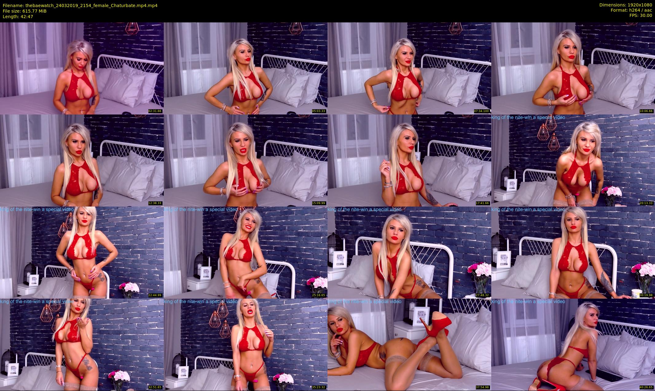 thebaewatch — 43 minute Chaturbate female cam show recording, 1080p, Mar 24, 2019