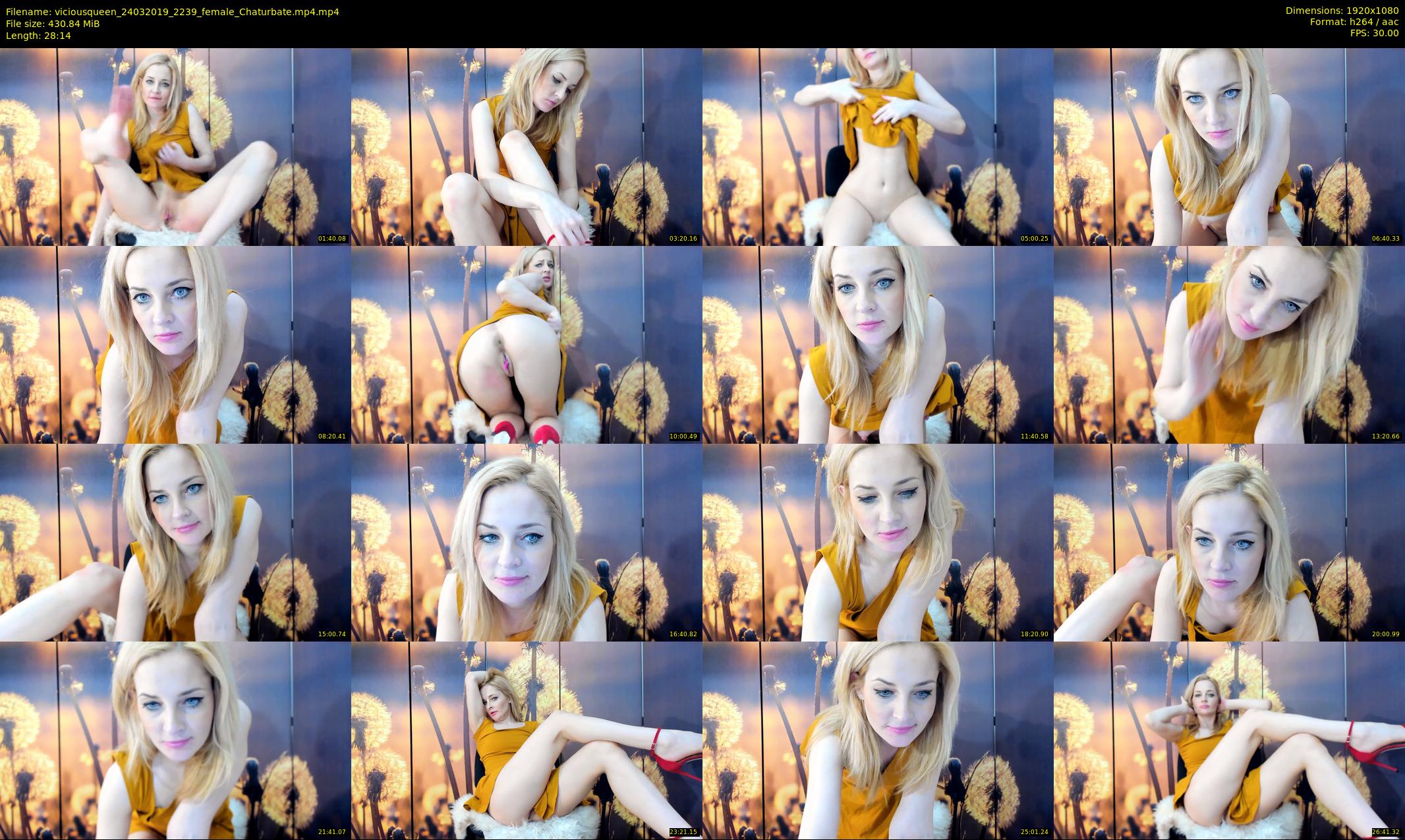 viciousqueen — 29 minute Chaturbate female cam show recording, 1080p, Mar 24, 2019