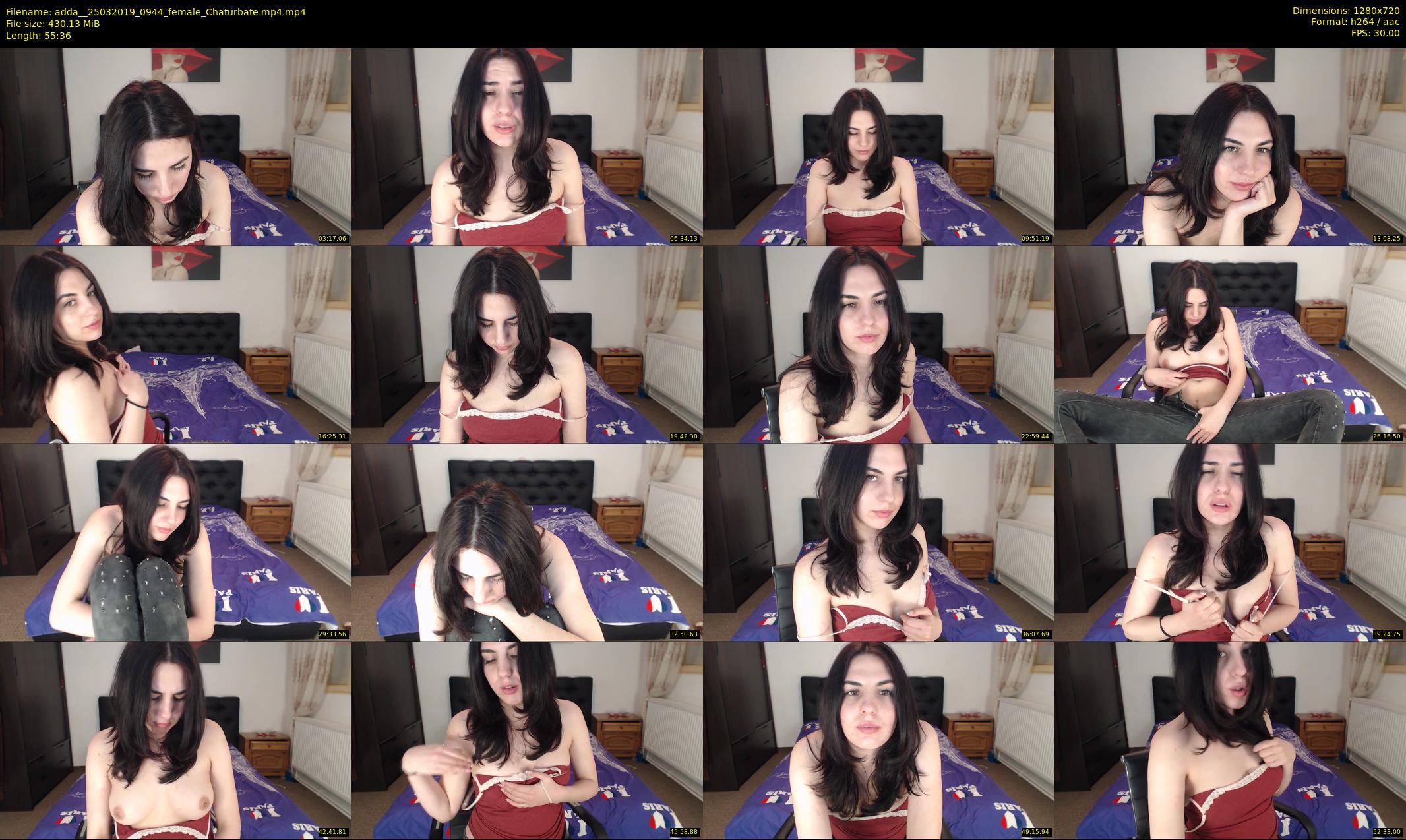 adda_ — 56 minute Chaturbate female cam show recording, 720p, Mar 25, 2019