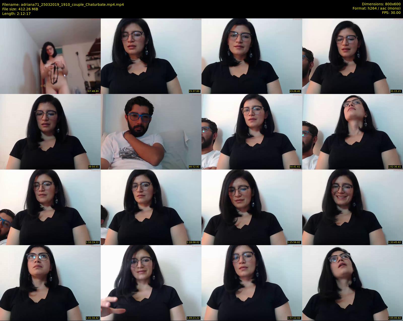 adriana71 — 133 minute Chaturbate couple cam show recording, 480p, Mar 25, 2019