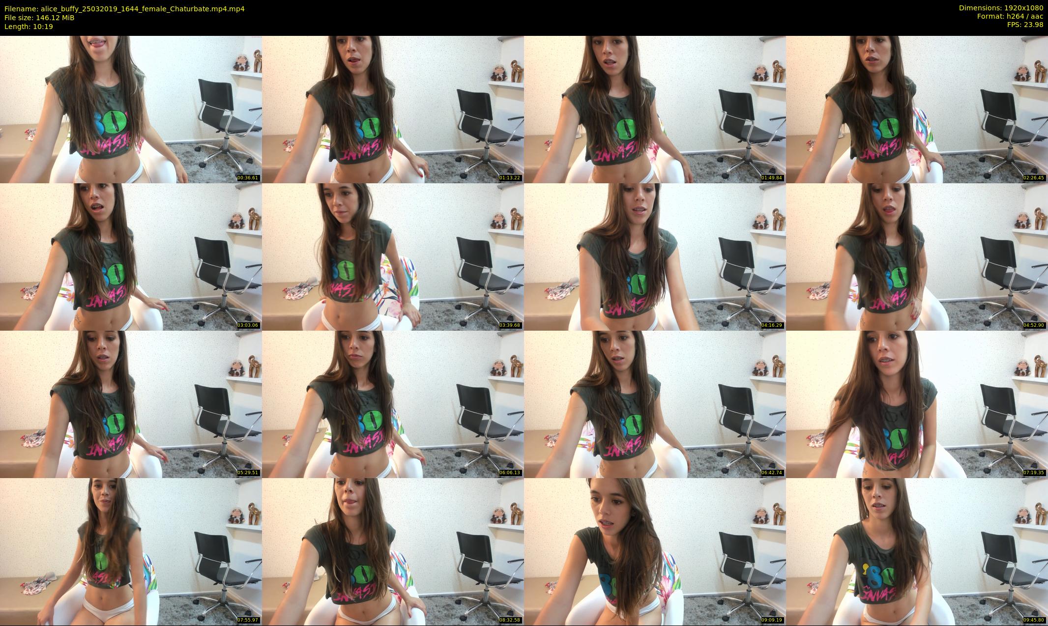 alice_buffy — 11 minute Chaturbate female cam show recording, 1080p, Mar 25, 2019