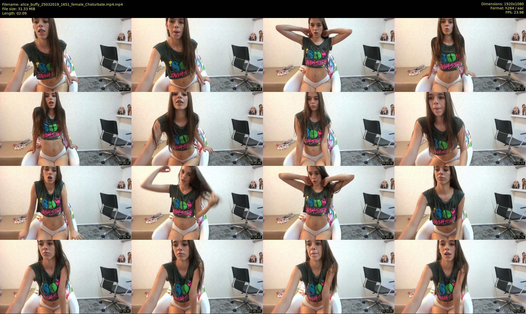 alice_buffy — 3 minute Chaturbate female cam show recording, 1080p, Mar 25, 2019