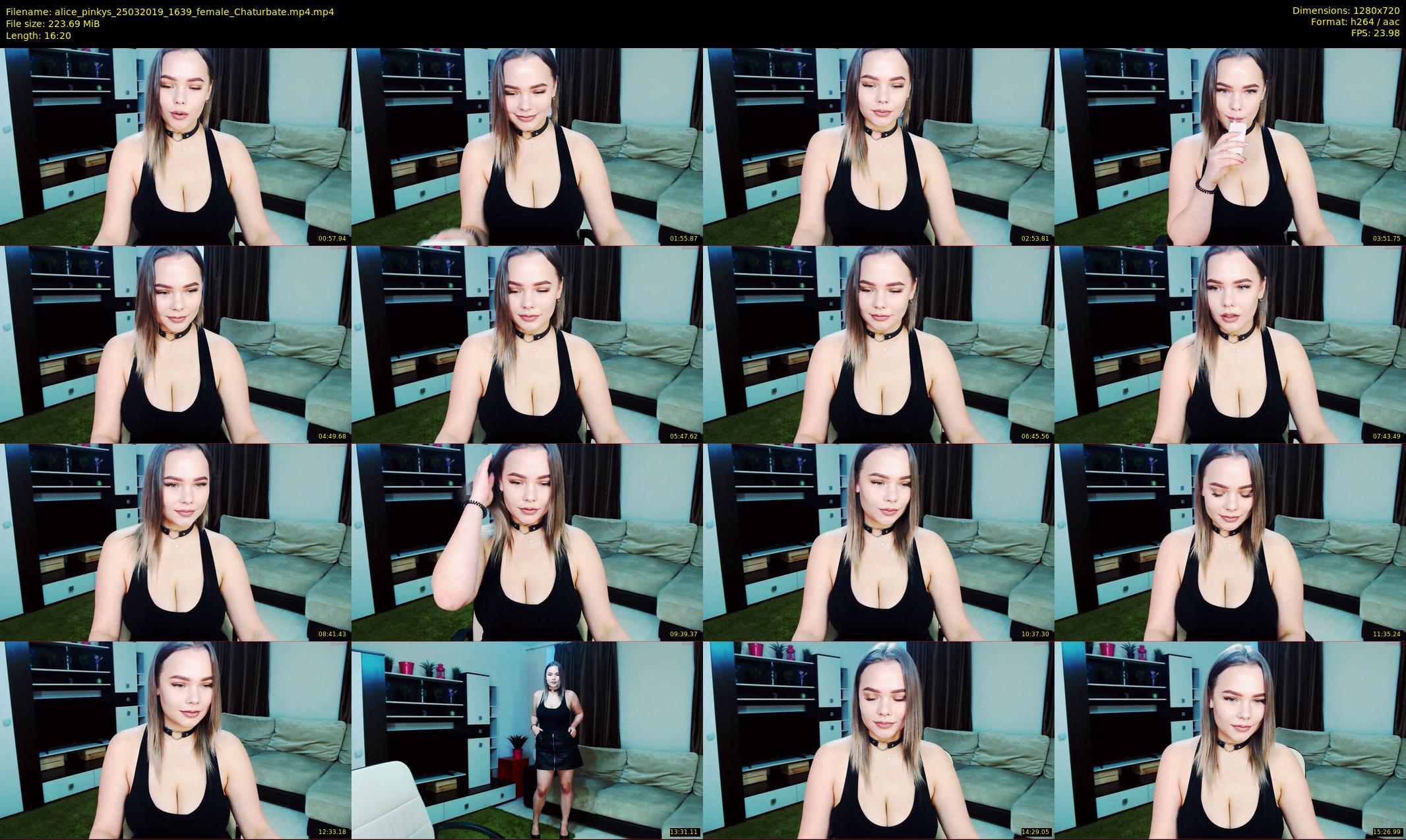alice_pinkys — 17 minute Chaturbate female cam show recording, 720p, Mar 25, 2019