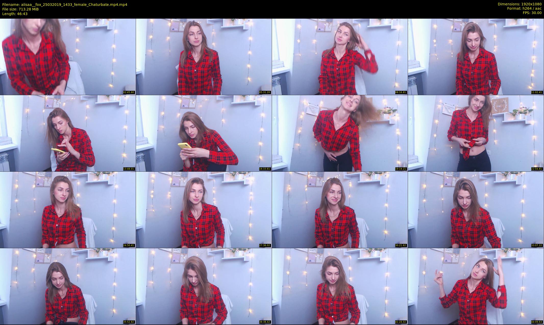alisaa__fox — 47 minute Chaturbate female cam show recording, 1080p, Mar 25, 2019