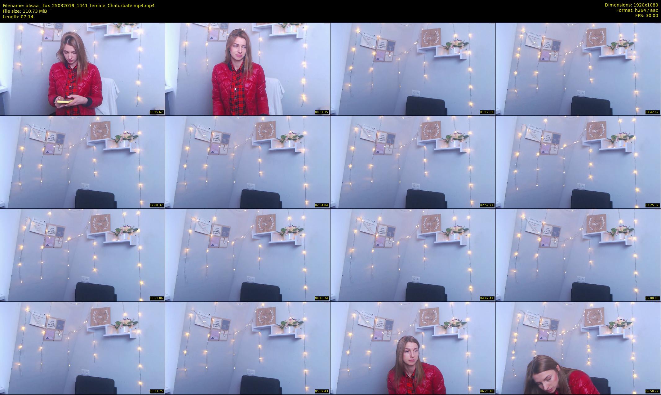 alisaa__fox — 8 minute Chaturbate female cam show recording, 1080p, Mar 25, 2019