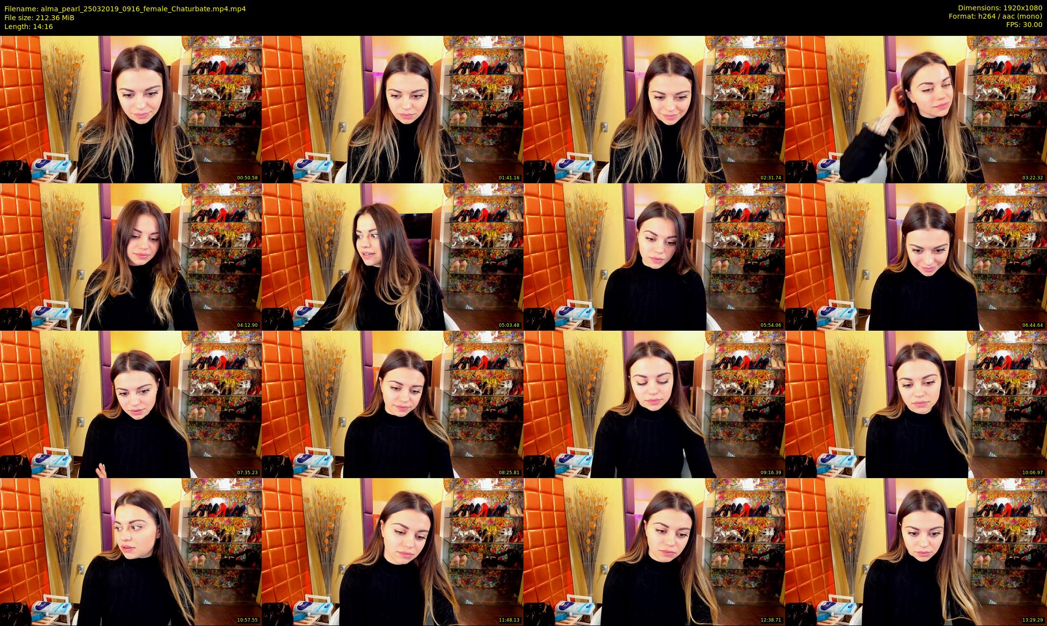 alma_pearl — 15 minute Chaturbate female cam show recording, 1080p, Mar 25, 2019