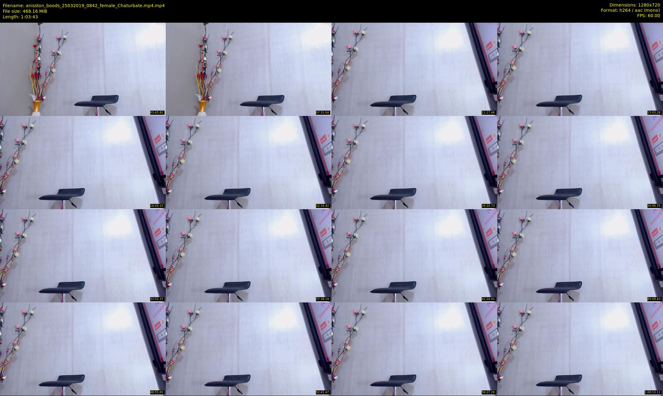 anisston_boods — 64 minute Chaturbate female cam show recording, 720p, Mar 25, 2019