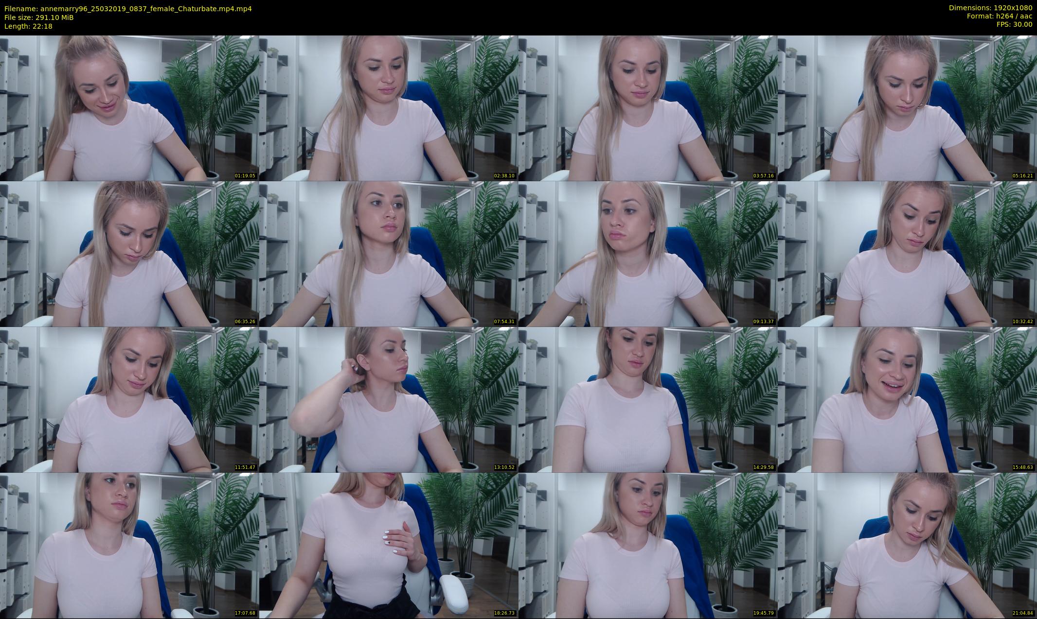 annemarry96 — 23 minute Chaturbate female cam show recording, 1080p, Mar 25, 2019