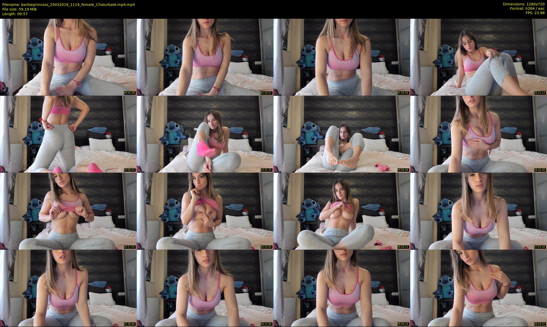 barbieprincess — 10 minute Chaturbate female cam show recording, 720p, Mar 25, 2019