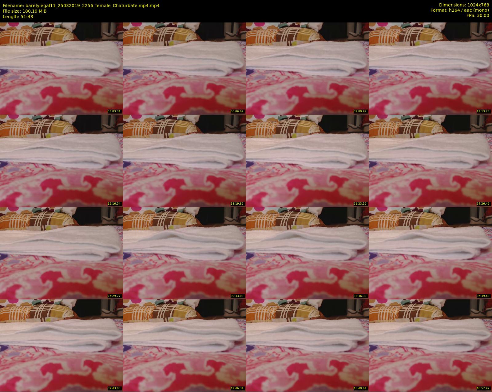 barelylegal11 — 52 minute Chaturbate female cam show recording, 720p, Mar 25, 2019