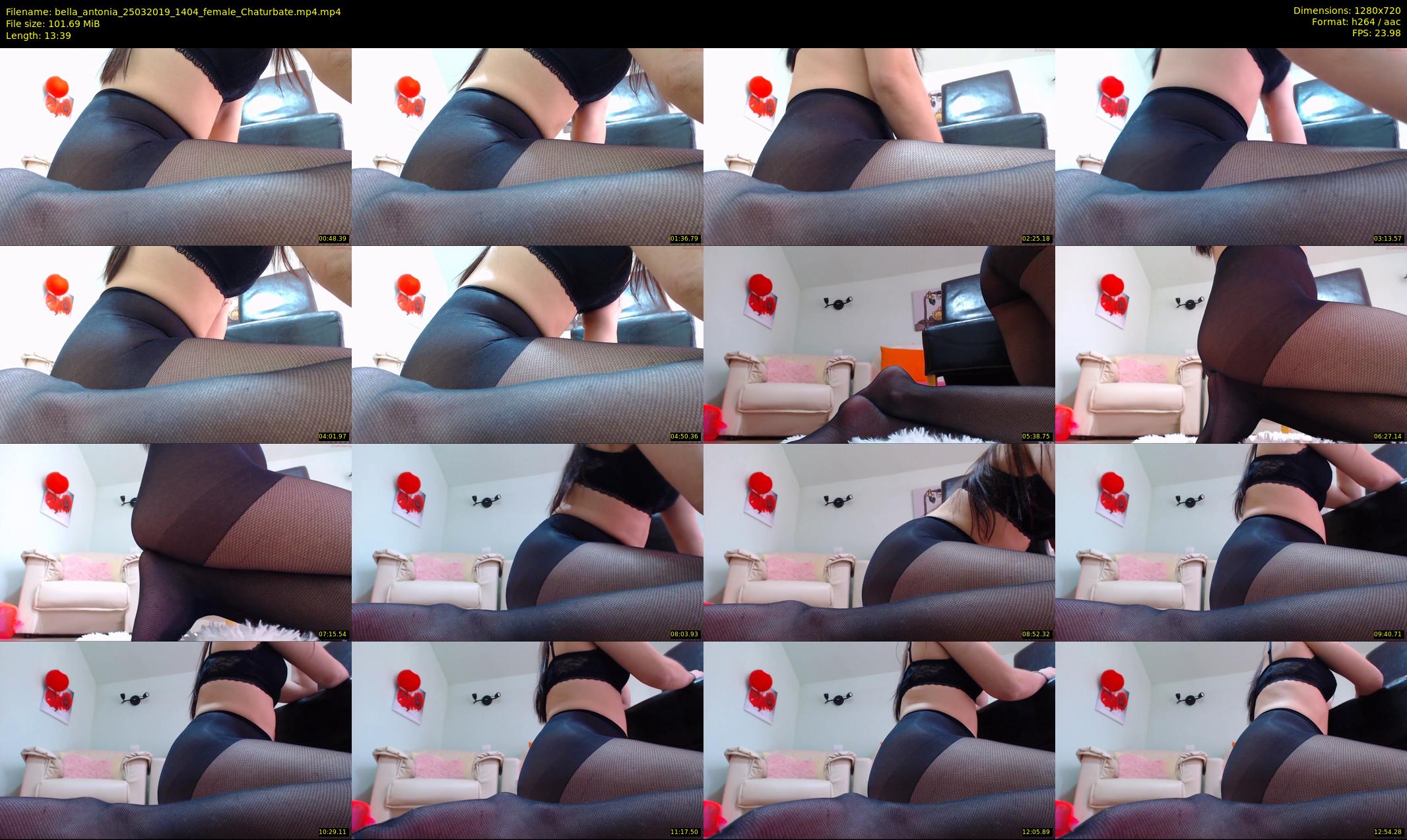 bella_antonia — 14 minute Chaturbate female cam show recording, 720p, Mar 25, 2019