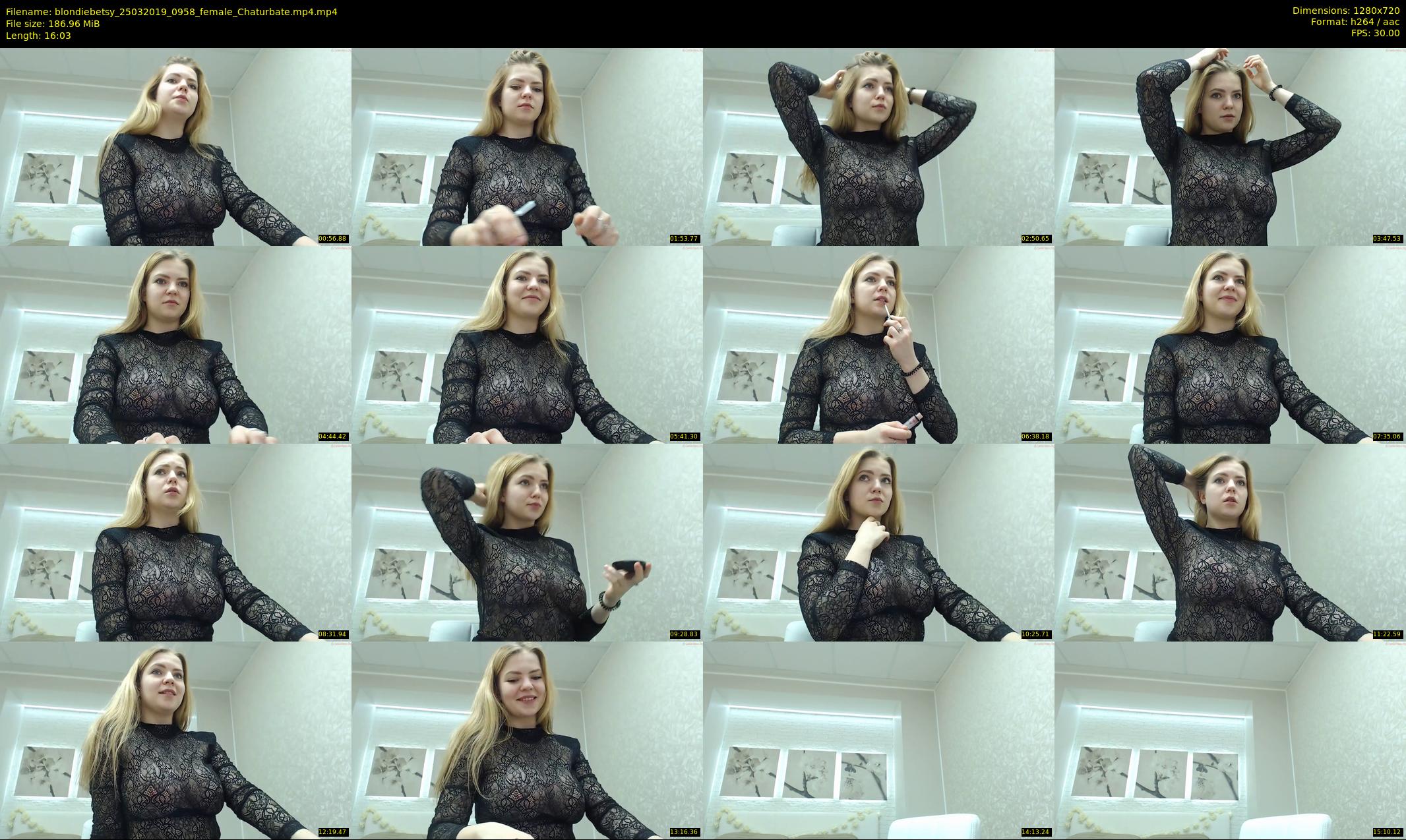 blondiebetsy — 17 minute Chaturbate female cam show recording, 720p, Mar 25, 2019