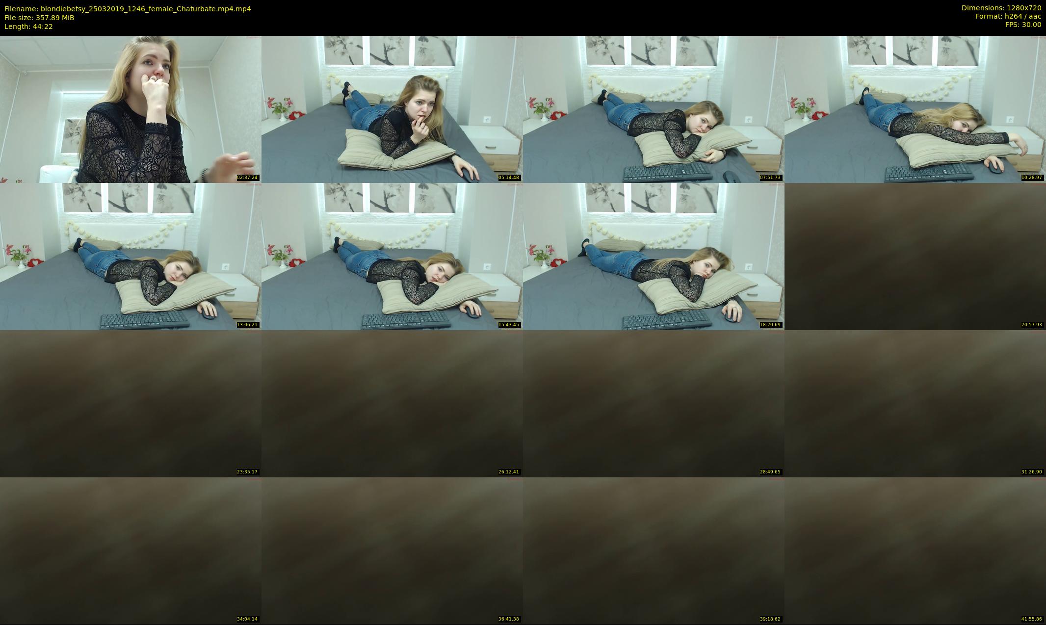 blondiebetsy — 45 minute Chaturbate female cam show recording, 720p, Mar 25, 2019
