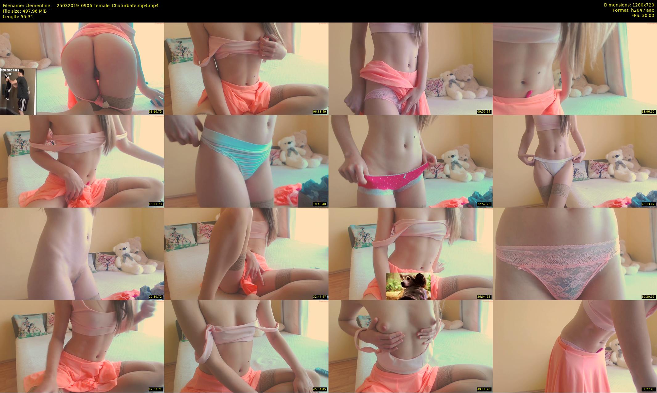 clementine__ — 56 minute Chaturbate female cam show recording, 720p, Mar 25, 2019